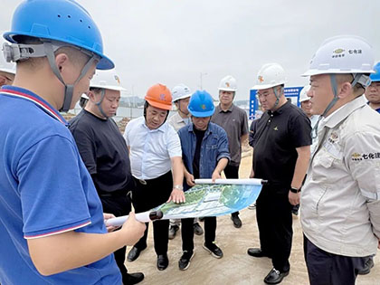 凯发k8一触即发领导深入四大重点项目建设现场调研督导